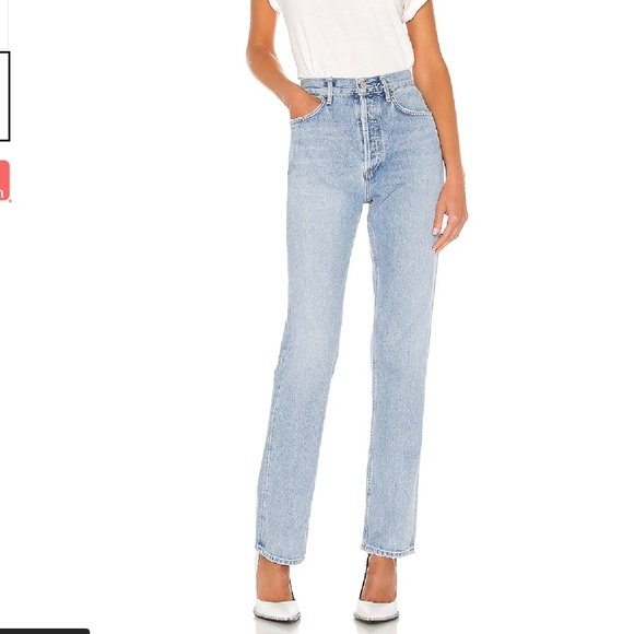 Agolde Lana Straight Jeans - Picture 1 of 7